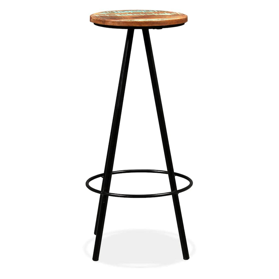 Bar Set 9 Pieces Solid Acacia and Reclaimed Wood