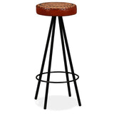 Bar Set 9 Pieces Solid Acacia Wood, Genuine Leather & Canvas - Extra Image