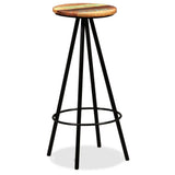 Bar Set 3 Pieces Solid Wood Reclaimed