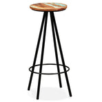 Bar Set 3 Pieces Solid Reclaimed Wood