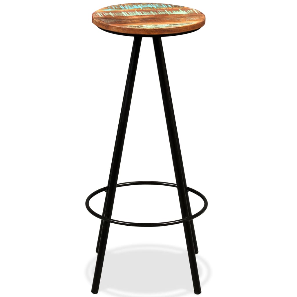 Bar Set 3 Pieces Solid Wood Reclaimed
