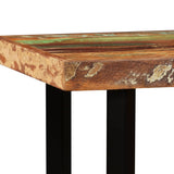 Bar Set 5 Pieces Solid Wood Reclaimed - 45-Degree Angle