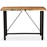 Bar Set 7 Pieces Solid Wood Reclaimed