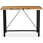 Bar Set 7 Pieces Solid Reclaimed Wood