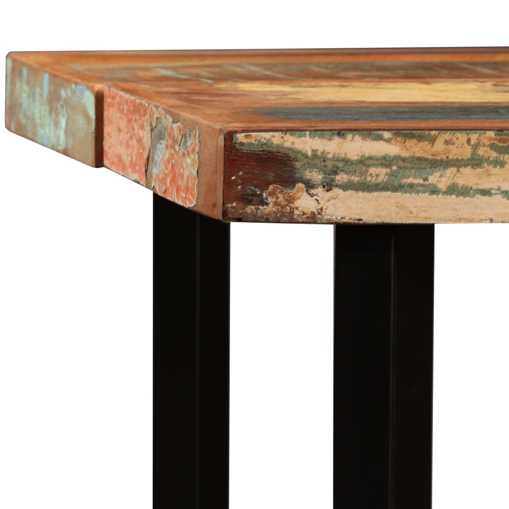 Bar Set 7 Pieces Solid Wood Reclaimed