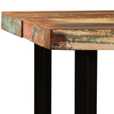 Bar Set 7 Pieces Solid Wood Reclaimed