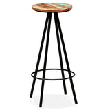 Bar Set 7 Pieces Solid Wood Reclaimed