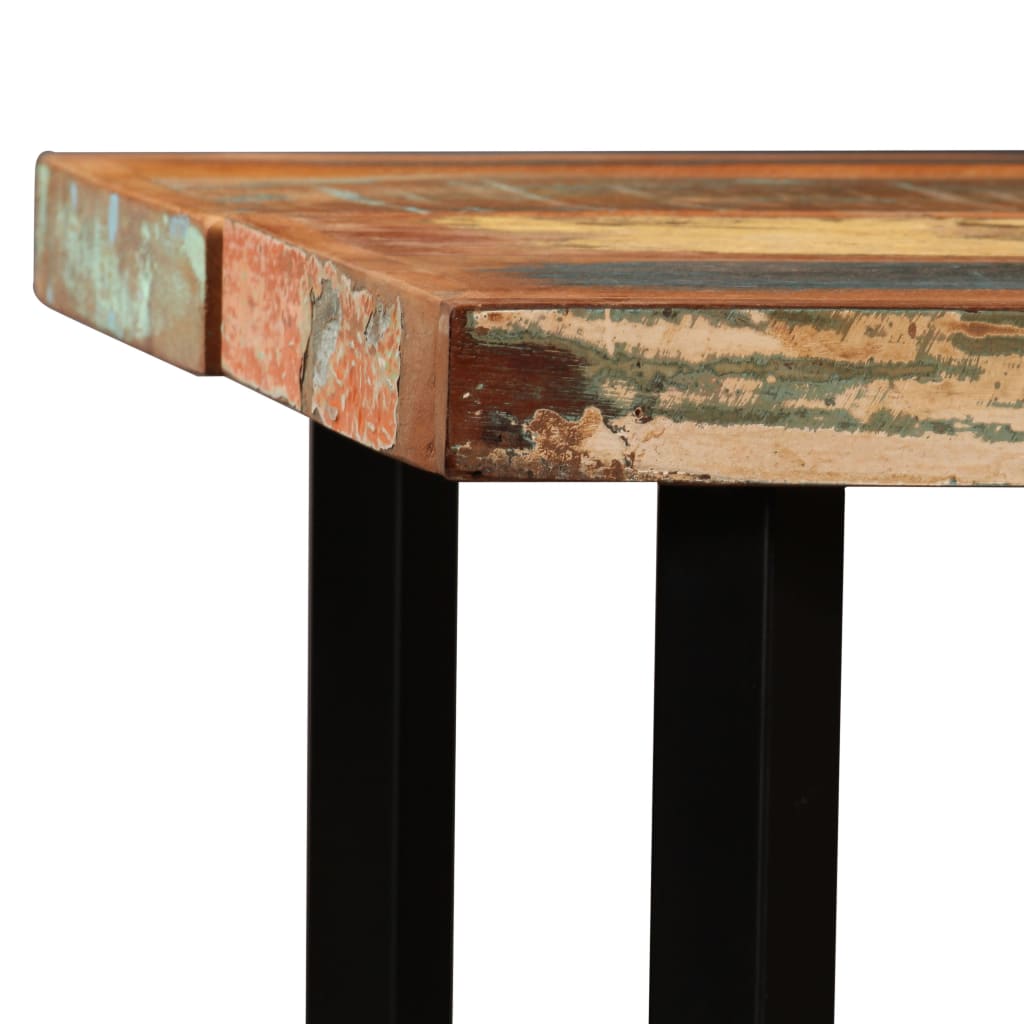 Bar Set 9 Pieces Solid Wood Reclaimed