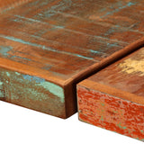 Bar Set 9 Pieces Solid Wood Reclaimed - 45-Degree Angle