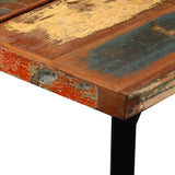 Bar Set 9 Pieces Solid Wood Reclaimed