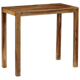 Bar Table Solid Acacia Wood 118x60x107 cm
