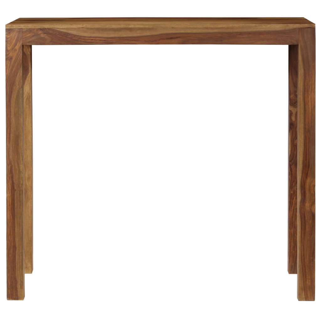 Bar Table Solid Acacia Wood 118x60x107 cm
