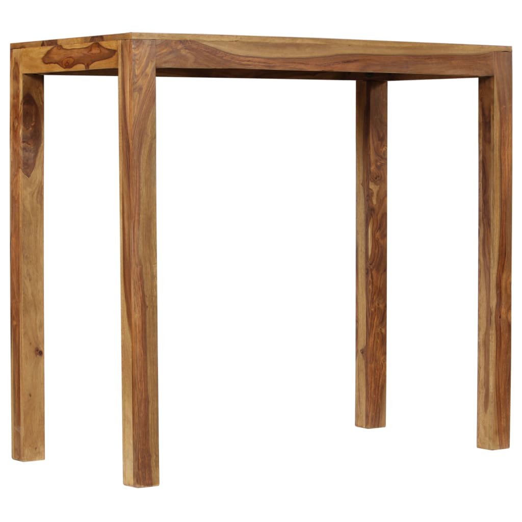 Bar Table Solid Acacia Wood 118x60x107 cm