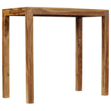Bar Table Solid Acacia Wood 118x60x107 cm - Side View
