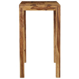 Bar Table Solid Acacia Wood 118x60x107 cm - Top-Down View