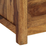 Writing Table Solid Acacia Wood 110x55x76 cm