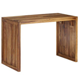 Writing Table Solid Acacia Wood 110x55x76 cm