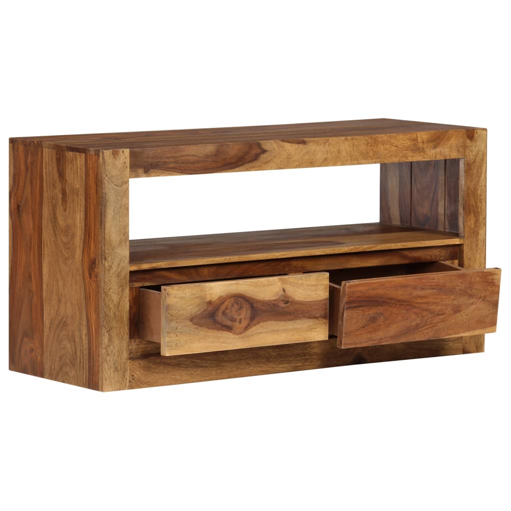 TV Cabinet Solid Acacia Wood 80x30x40 cm