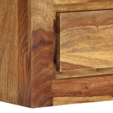 TV Cabinet Solid Acacia Wood 80x30x40 cm - Low Angle