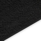 Bathroom Mat Set 2 Pieces Fabric Anthracite - Top-Down View