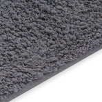 Bathroom Mat Set 2 Pieces Fabric Grey
