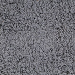 Bathroom Mat Set 2 Pieces Fabric Grey