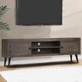 TV Cabinet Solid Mango Wood 140x30x45 cm