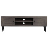 TV Cabinet Solid Mango Wood 140x30x45 cm - Top-Down View