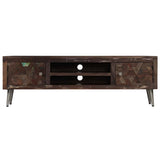 TV Cabinet Solid Reclaimed Wood 140x30x45 cm - Front View