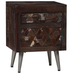 Bedside Cabinet Solid Reclaimed Wood 40x30x50 cm