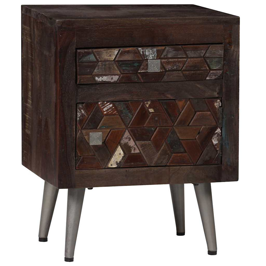 Bedside Cabinet Solid Reclaimed Wood 40x30x50 cm