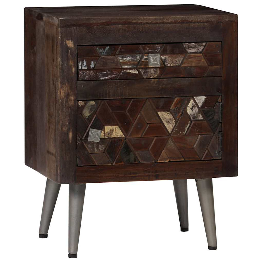 Bedside Cabinet Solid Reclaimed Wood 40x30x50 cm
