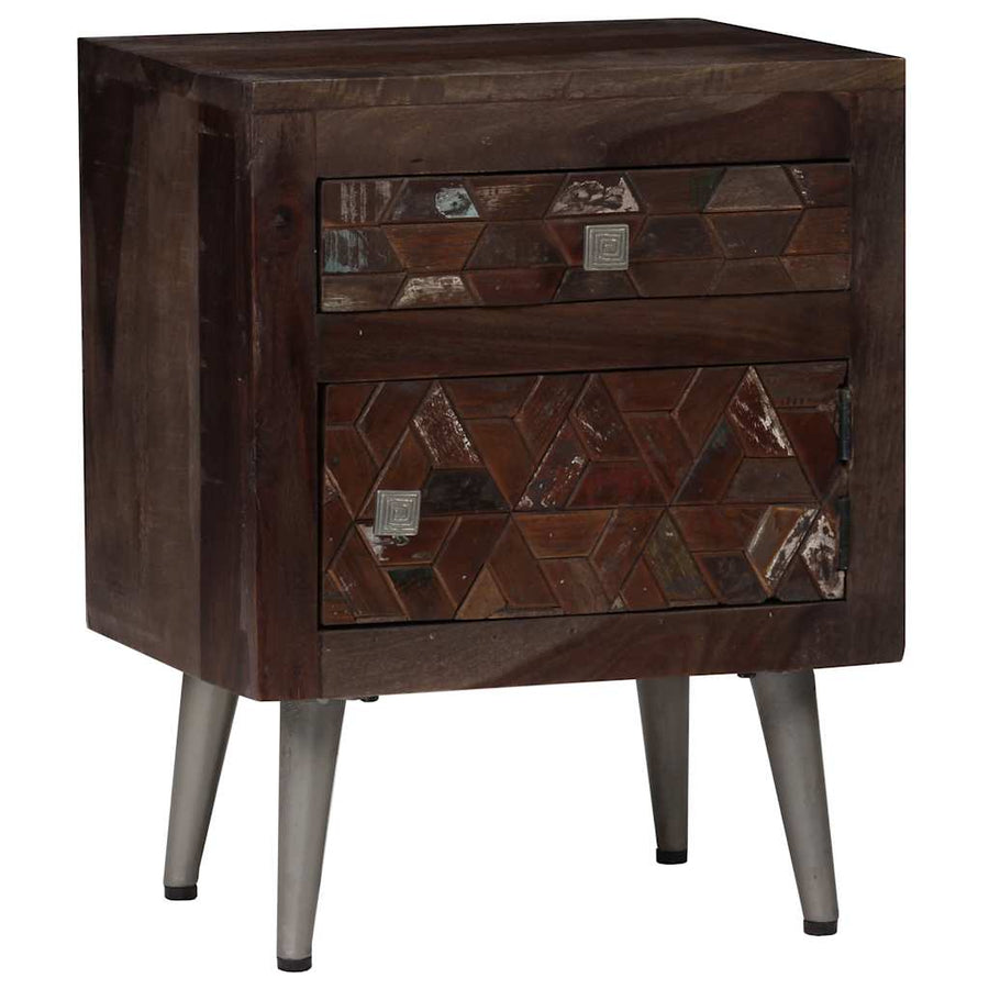 Bedside Cabinet Solid Reclaimed Wood 40x30x50 cm