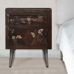 Bedside Cabinet Solid Reclaimed Wood 40x30x50 cm