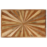 Coffee Table Solid Wood Mango 90x55x36 cm - Side View