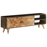TV Cabinet Solid Mango Wood 140x30x45 cm - Extra Image