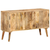Sideboard Solid Mango Wood 110x30x60 cm - Front View