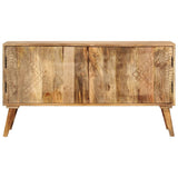 Sideboard Solid Mango Wood 110x30x60 cm - Side View