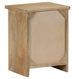 Bedside Table Solid Mango Wood 40x30x50 cm