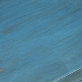 Bedside Table Solid Mango Wood 40x30x50 cm Blue