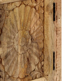 Bedside Table Solid Mango Wood 40x30x50 cm - Close-Up Angle