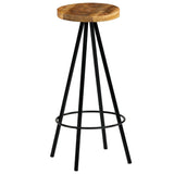 Bar Chairs 2 pcs Solid Mango Wood - Extra Image