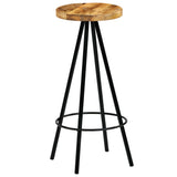 Bar Chairs 2 pcs Solid Mango Wood