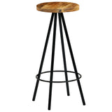 Bar Chairs 2 pcs Solid Mango Wood - Extra Image