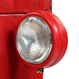 Bar Set 5 Piece Solid Mango Wood 120x60x107 cm - Rear View