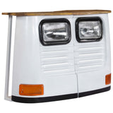 Truck Sideboard Solid Mango Wood White - Front View
