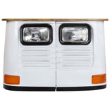 Truck Sideboard Solid Mango Wood White - 45-Degree Angle