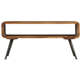 Coffee Table Solid Acacia Wood 95x40x45 cm - Side View