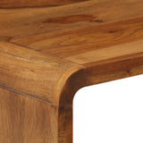 Coffee Table Solid Acacia Wood 95x40x45 cm - Rear View