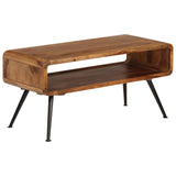 Coffee Table Solid Acacia Wood 95x40x45 cm - Low Angle